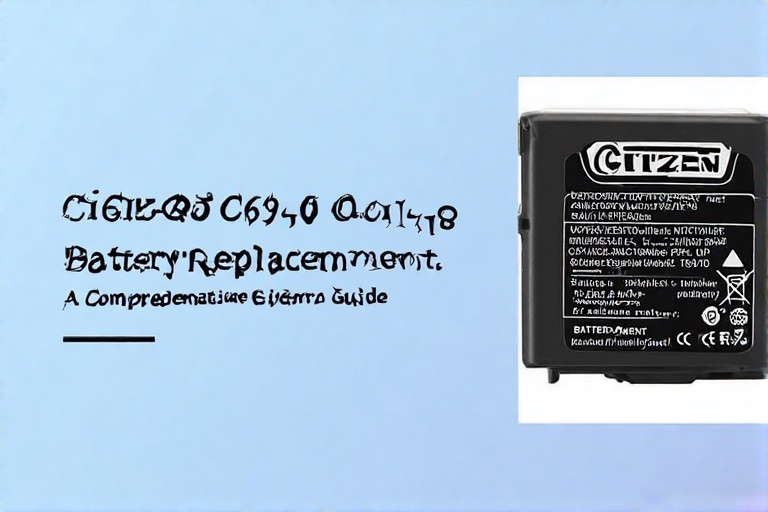 Citizen C690-Q01148 Battery Replacement: A Comprehensive Guide