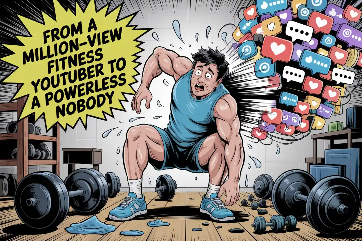 From a Million-View Fitness YouTuber to a Powerless Nobody