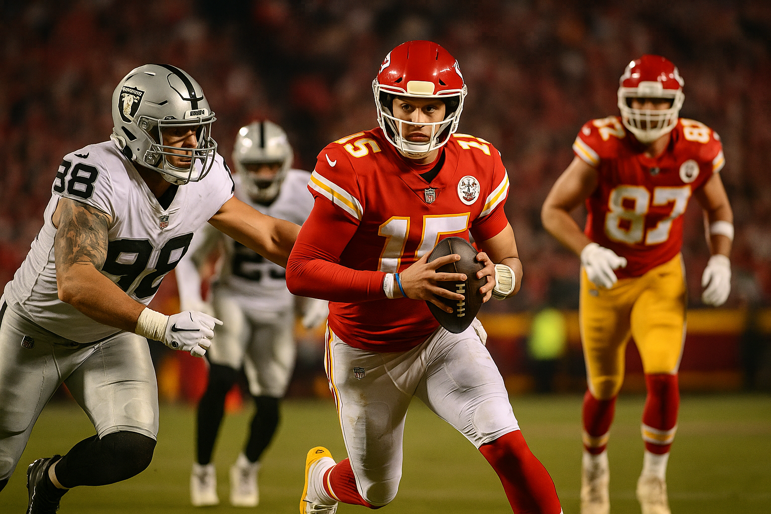 Las Vegas Raiders vs Kansas City Chiefs Match Player Stats